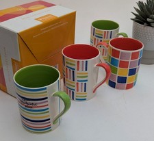 Set of 4 Colourful Patterned