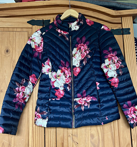Joules floral quilted puffer - floral,