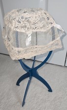 Antique 19th Century Ladies Lace Boudoir Cap