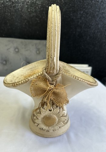 Vintage roman basket vase - basket,