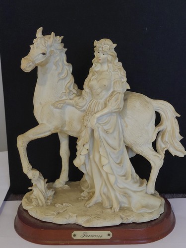 Vintage princess lady - lady, horse