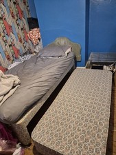 Single Bed with Pull-Out Bed  Matress Included If Required.