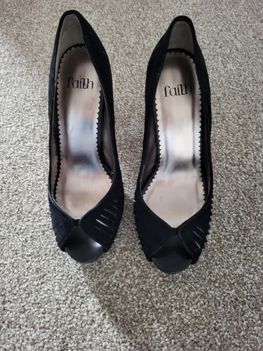 Faith women black high heel - high,