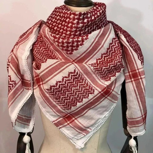 Arab red keffiyeh shemagh - red,