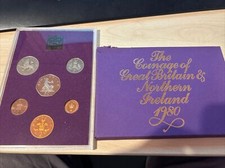 1980 Proof Year 6 Coin Set UK