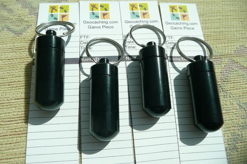 Geocache containers black - containers,,