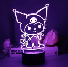Kuromi Night Light Lamp Bright