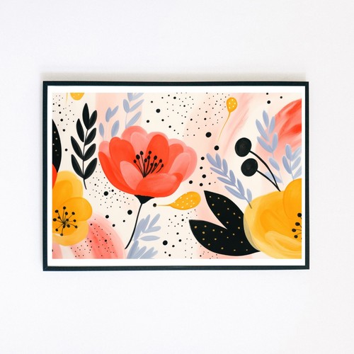 Abstract flowers botanical - abstract,