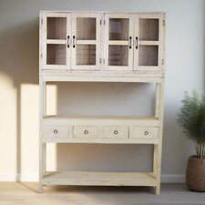 Vintage Rustic Reclaimed Wooden Sideboard Cupboard Dresser