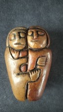 Erotic Carved Wooden Couple