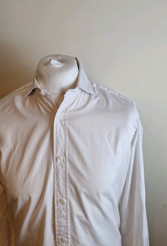 Lewin shirt white poplin - t.m.,