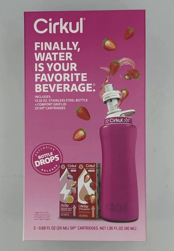 Cirkul 32oz pink - 32oz, stainless