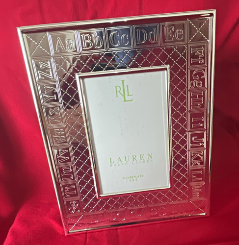 Ralph lauren silver plated - lauren, 4x6