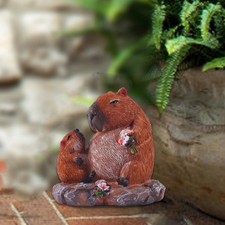 Garden Capybara Statue Resin