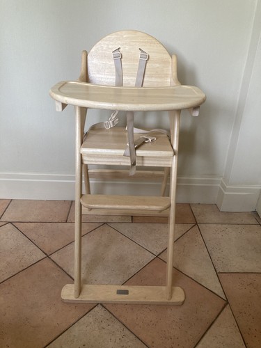 Wooden high chair - chair, by