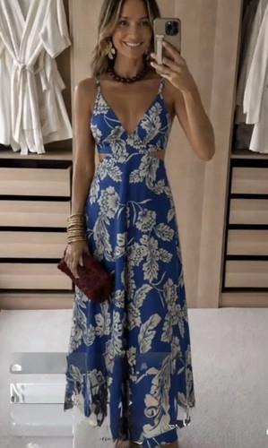 Zara printed midi - printed,