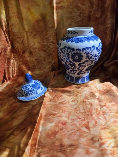 Vtg blue and white - white, porcelain