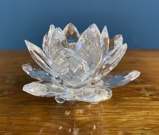 Swarovski Crystal Water Lily Candle Holder