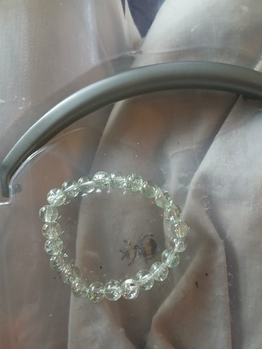 Clear beaded bracelet - clear,