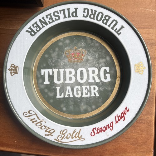 Vintage tuborg gold lager - gold,