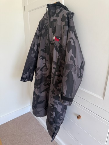 Dryrobe black camo long - camo,