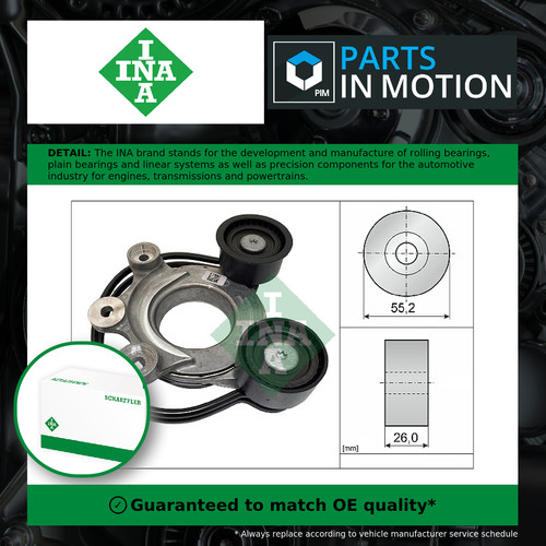 Aux belt tensioner - aux, range