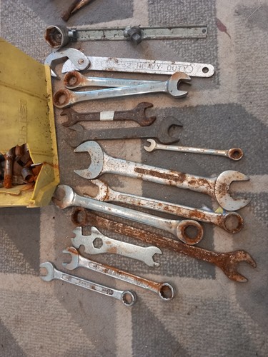 Mechanics job lot spanners - lot,