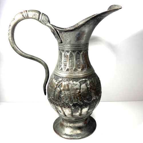 Antique islamic persian tinned - islamic,