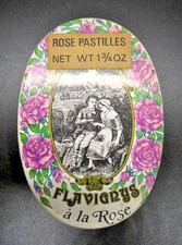 Vintage Oval Candy Tin