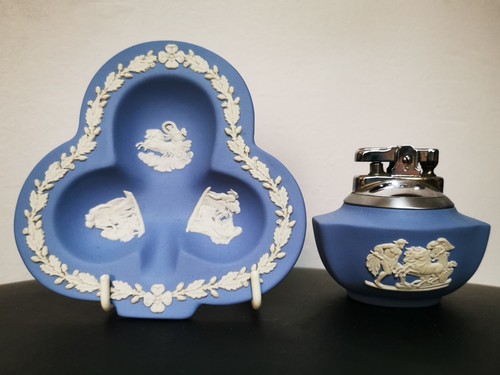 Wedgewood vintage blue white - vintage, &