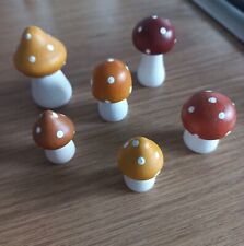 Wooden Toadstools Mushrooms