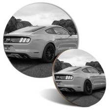 Mouse Mat & Coaster Set - BW -