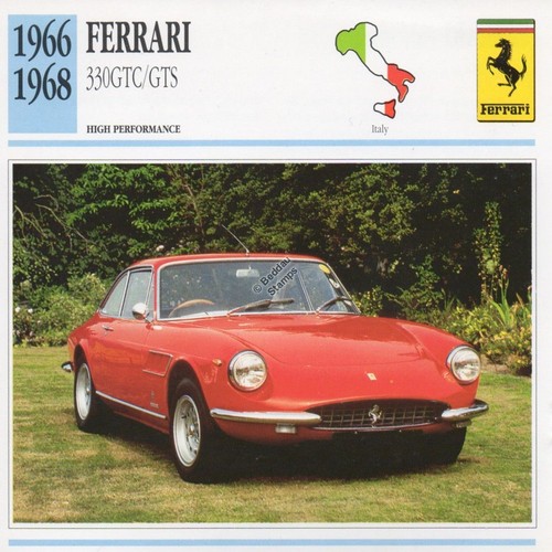 1966 1968 ferrari - ferrari, 330gtc/gts