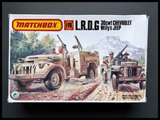 Matchbox L.R.D.G. 30cwt Chevrolet and Willy's Jeep 1:76 Model Kit
