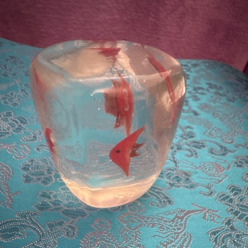 Murano style glass aquarium - glass,