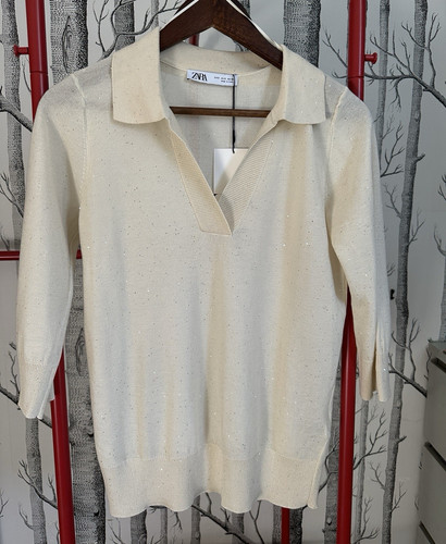 Zara beige viscose - zara,