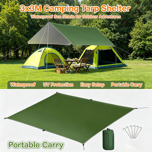 3x3 tent tarp - tent, rain