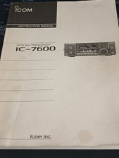 Icom 7600 manual - icom, hf