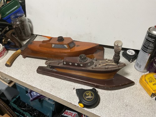 Pair student made wooden - made,