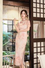 Ladies Chinese Light Pink with