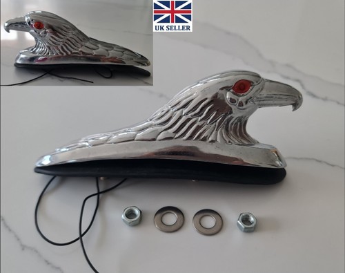 Lighted eagle head fender - lighted,