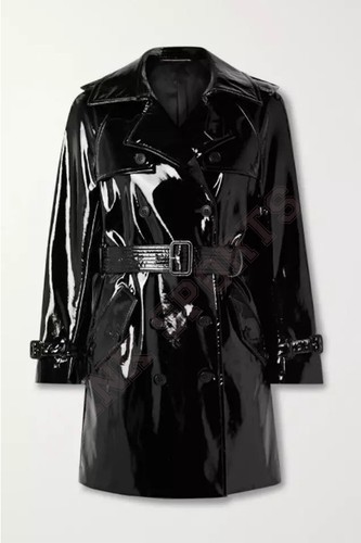Women trench vinyl shiny - women,