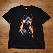 Doberman Dog Fire Graphic T