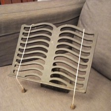 Vintage Victor England Cast Iron Adjustable Recipe Cook Book Stand Black Used