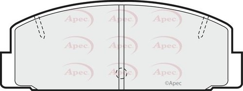 Apec rear brake pad - apec, for