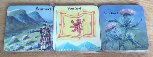 Scottish themed table coasters - scottish,