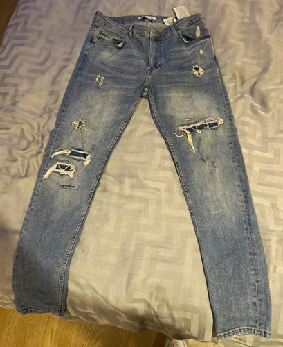 Zara men straight - zara, distressed