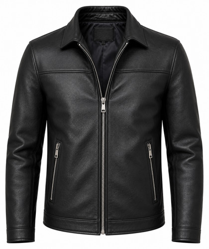 Men black genuine leather - men's,