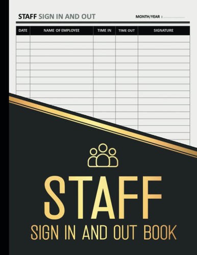 Staff sign and out - sign, in