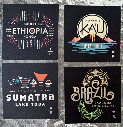 Starbucks taster cards brazil - taster,